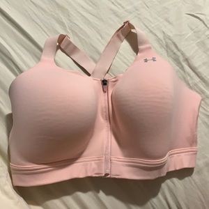 Under armour zip sports bra